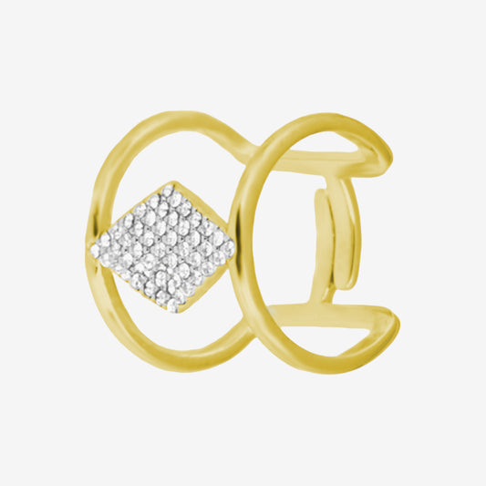 Anello con Rombo Brillante - [Emily_Morel]