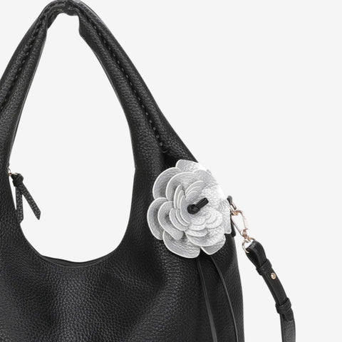 Sac bandoulière Coralie - Noir profond 