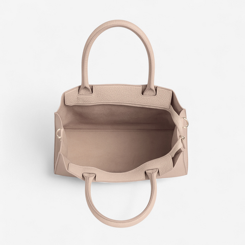 Borsa a spalla Agnès - beige nude