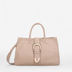 Borsa a spalla Agnès - beige nude