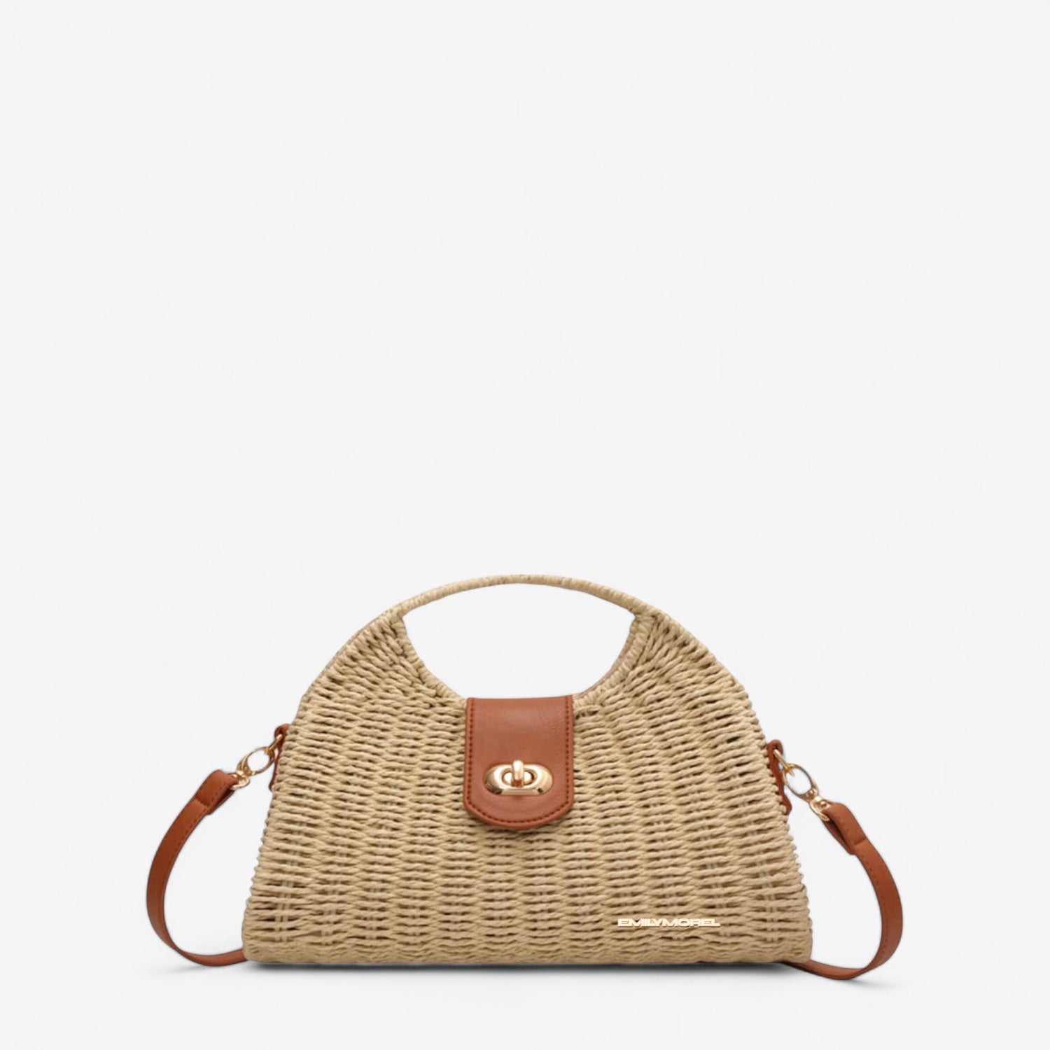 Borsa a mano Etea - sabbia naturale