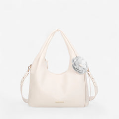 Borsa a spalla Coralie - Panna