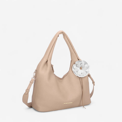 Sac bandoulière Coralie - Cappuccino
