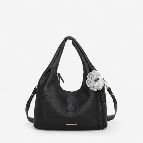 Sac bandoulière Coralie - Noir profond 