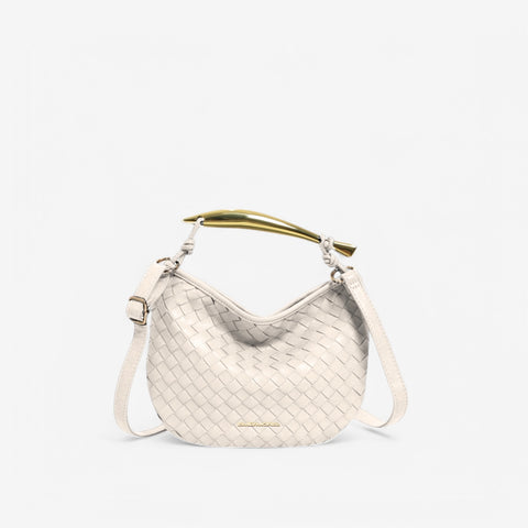 Borsa a mano ivory beige chiaro
