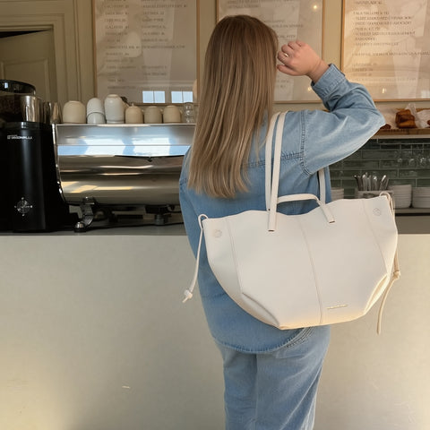 Borsa a spalla Asia- beige chiaro