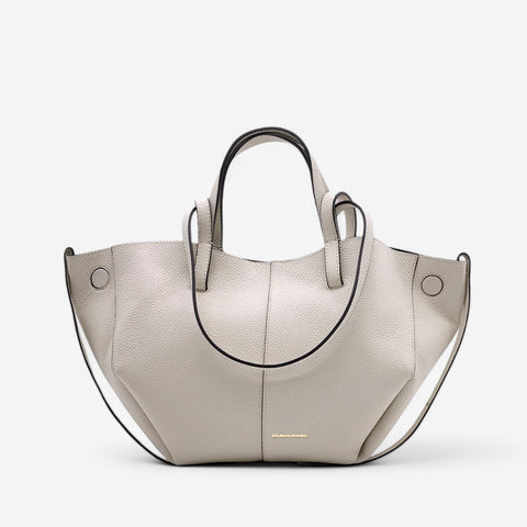 Borsa a spalla Asia- beige chiaro