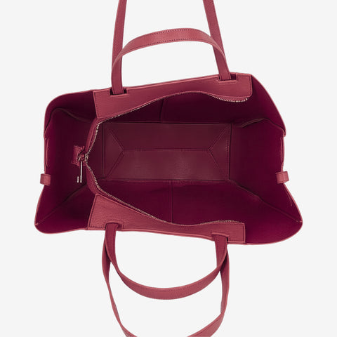 Borsa a spalla Asia Midi - Amarena