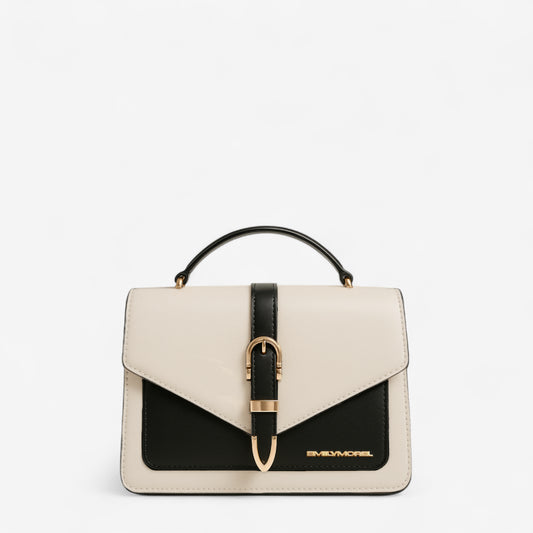 Borsa a tracolla Nina - Panna e nero