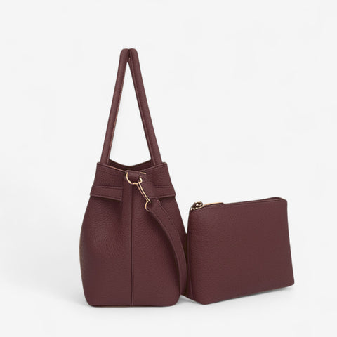 Borsa a spalla Léa - Vin Brulè
