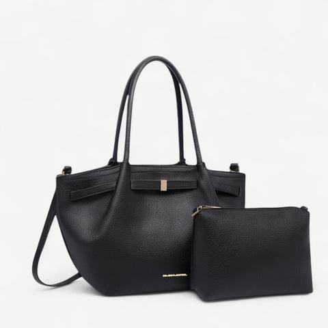 Borsa a spalla Léa - Nero intenso