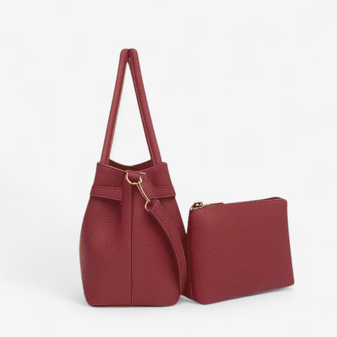 Borsa a spalla Léa - Cherry