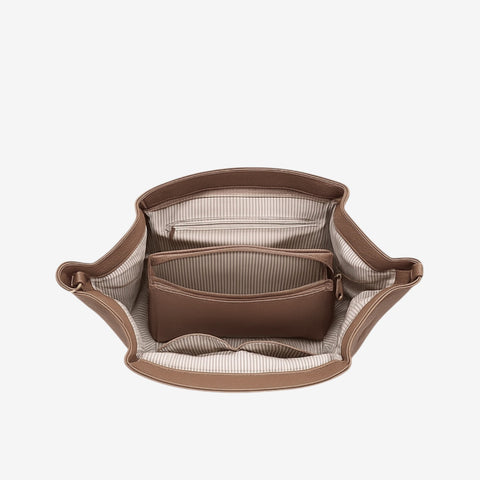 Borsa a spalla Léa - Taupè