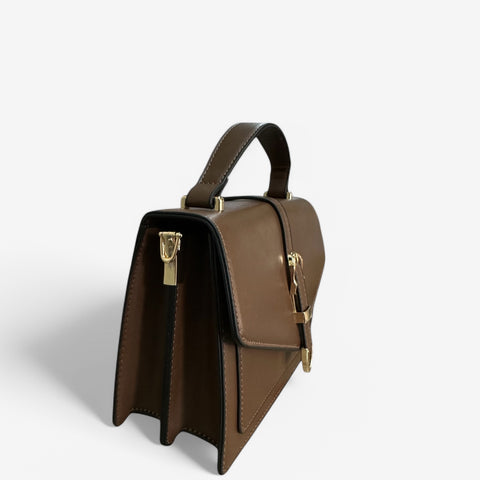 Borsa a tracolla Nina - marrone scuro