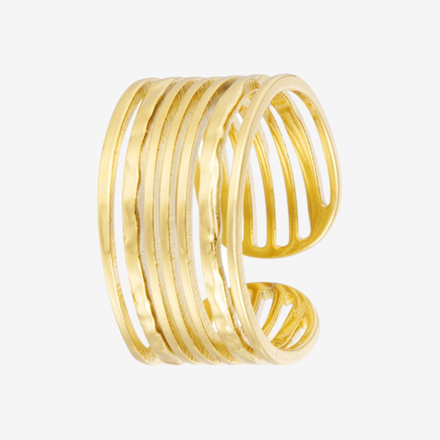 Anello a fasce gold - [Emily_Morel]