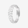 Anello a treccia silver - [Emily_Morel]