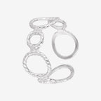 Anello con cerchi silver - [Emily_Morel]