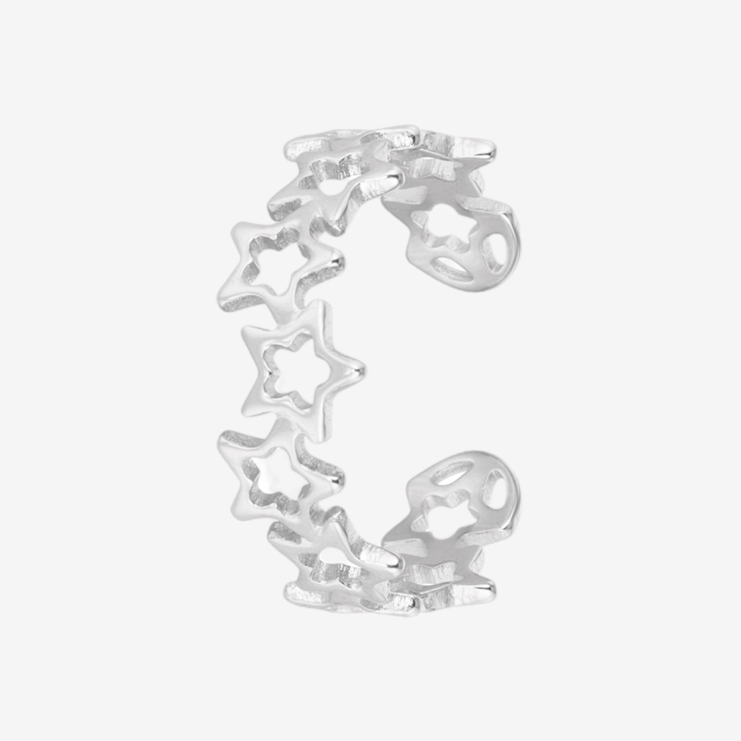 Anello con stelle silver - [Emily_Morel]