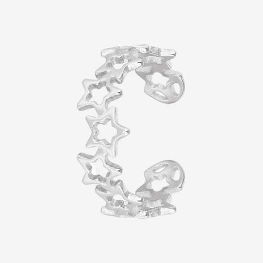 Anello con stelle silver - [Emily_Morel]