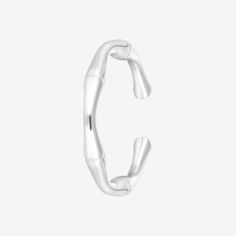 Anello stile bambù silver - [Emily_Morel]