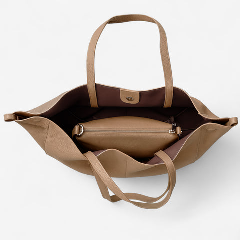 Borsa a spalla Asia - Taupè Nude