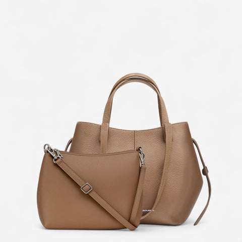 Borsa a spalla Asia - Taupè Nude