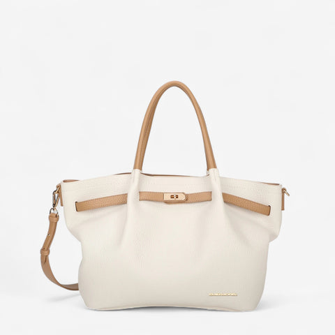 Borsa a spalla Alma- beige chiaro