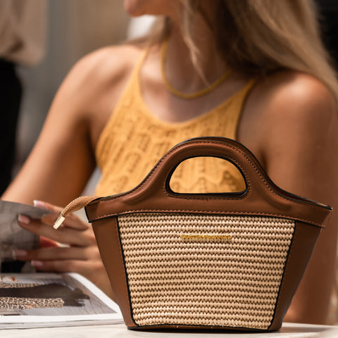 Petit sac bandoulière Lily - Chocolat