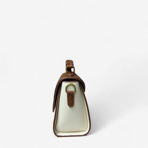 Borsa silvia beige e marrone - Emily Morel