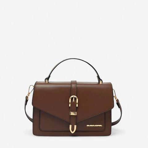 Sac bandoulière Nina - Chocolat noir 