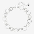 Bracciale a catena con maglie rotonde silver - [Emily_Morel]