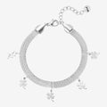 Bracciale con quadrifogli silver - [Emily_Morel]