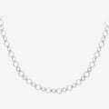 Collana a catena con maglie rotonde silver - [Emily_Morel]