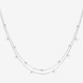 Collana con palline e cerchi silver - [Emily_Morel]