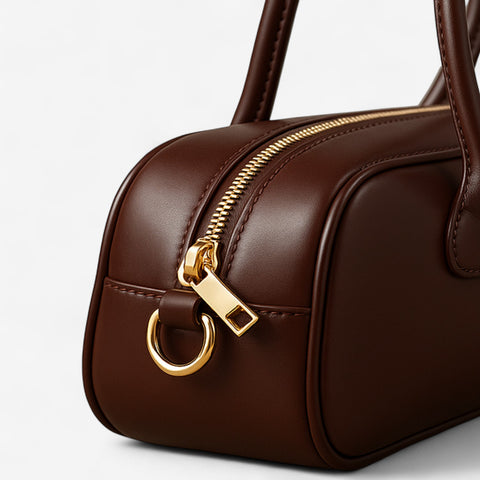Borsa a spalla Iris - Castagna