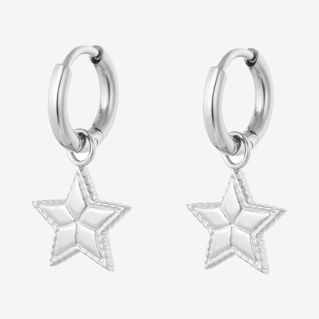 Orecchini con stelle silver - [Emily_Morel]