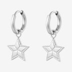 Orecchini con stelle silver - [Emily_Morel]